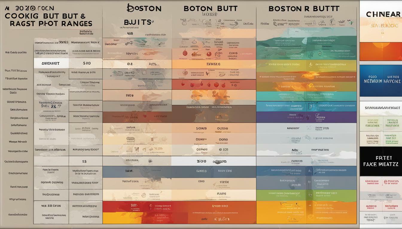 Boston Butt Cooking Temperature Chart
