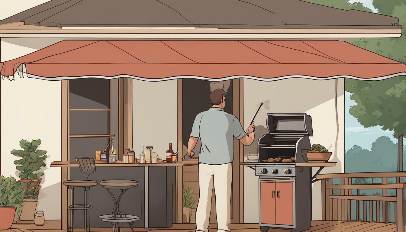 Can You Grill Under an Awning