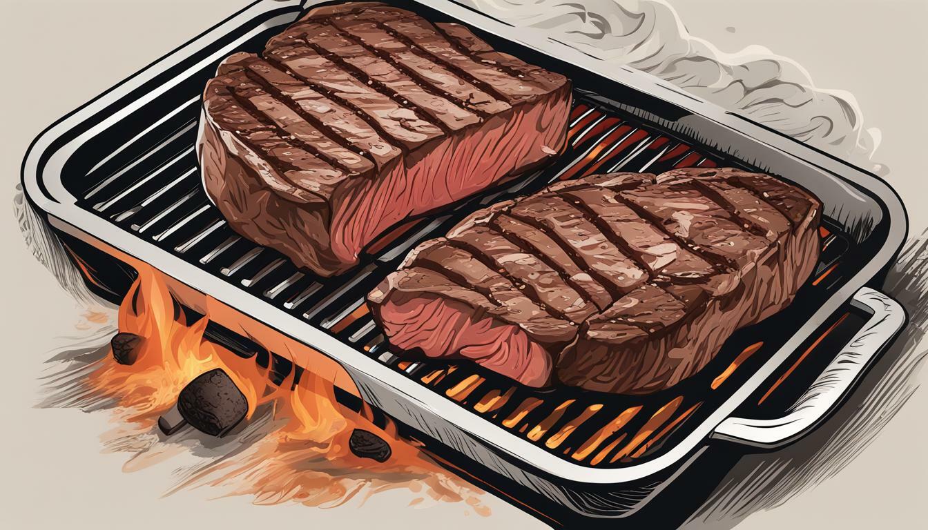 Cooking a Steak on a Traeger Grill