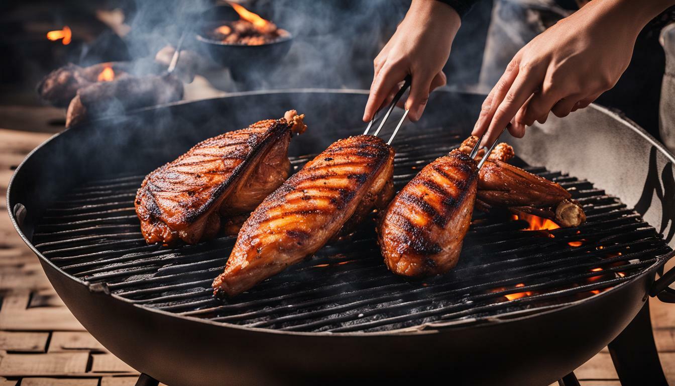 How to Grill Turkey Wings With Charcoal?
