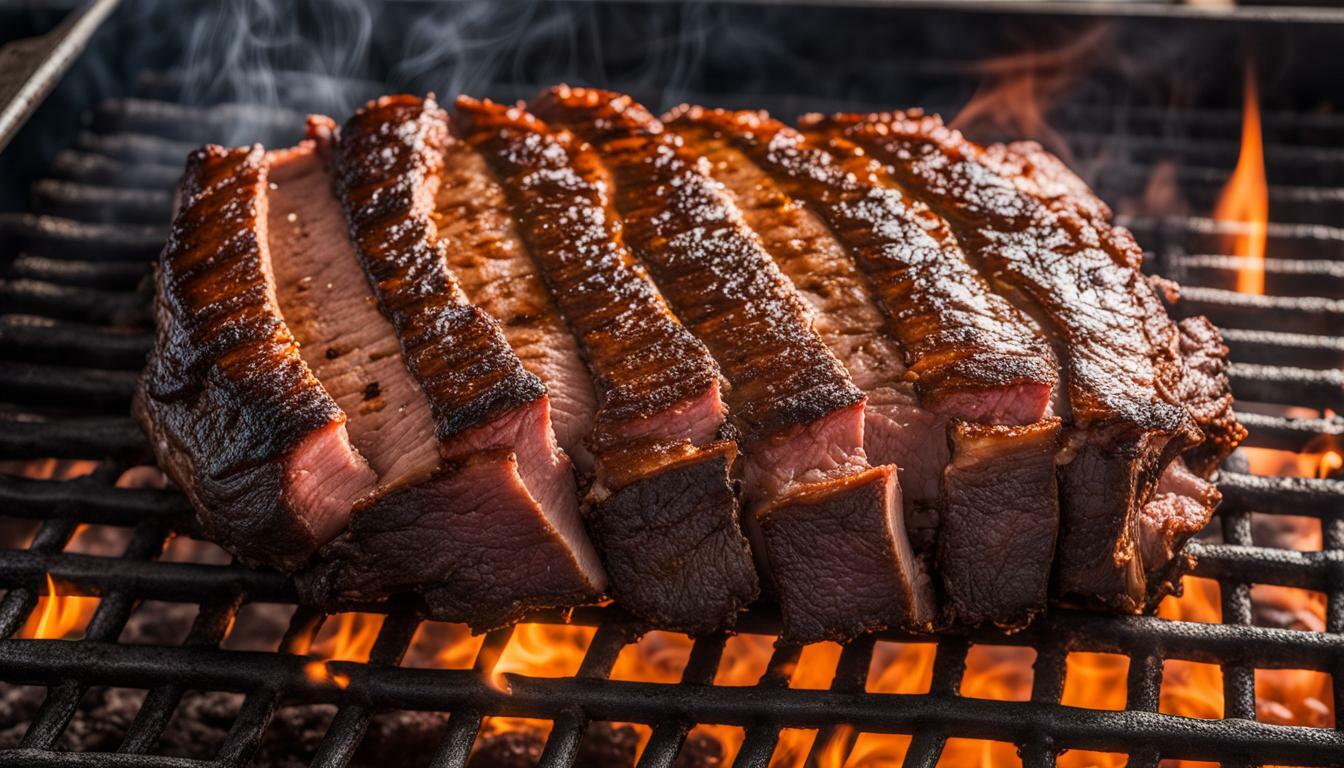 3 LB Brisket on Gas Grill