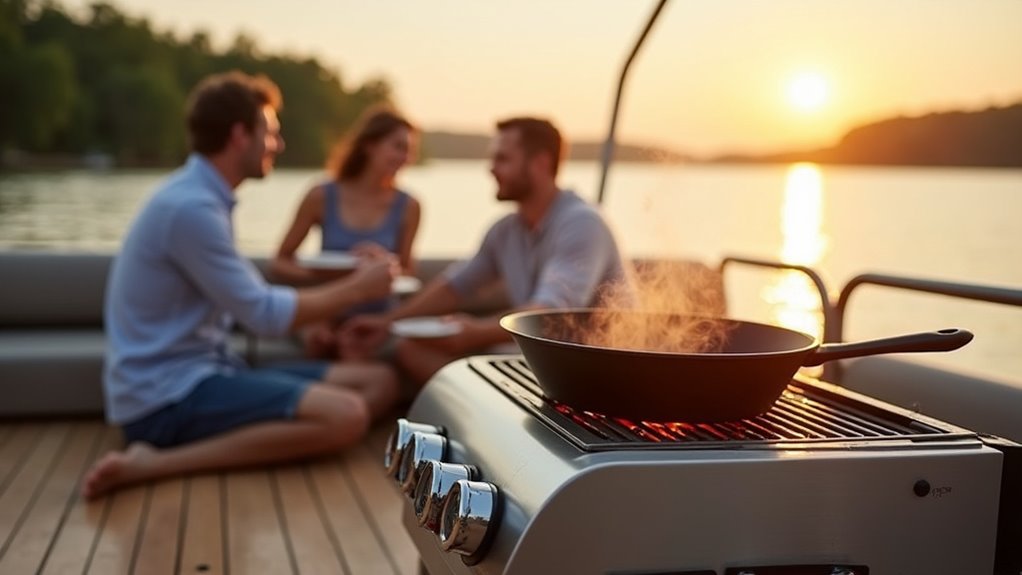 choosing the right pontoon grill