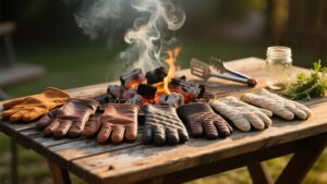 grilling gloves for confidence