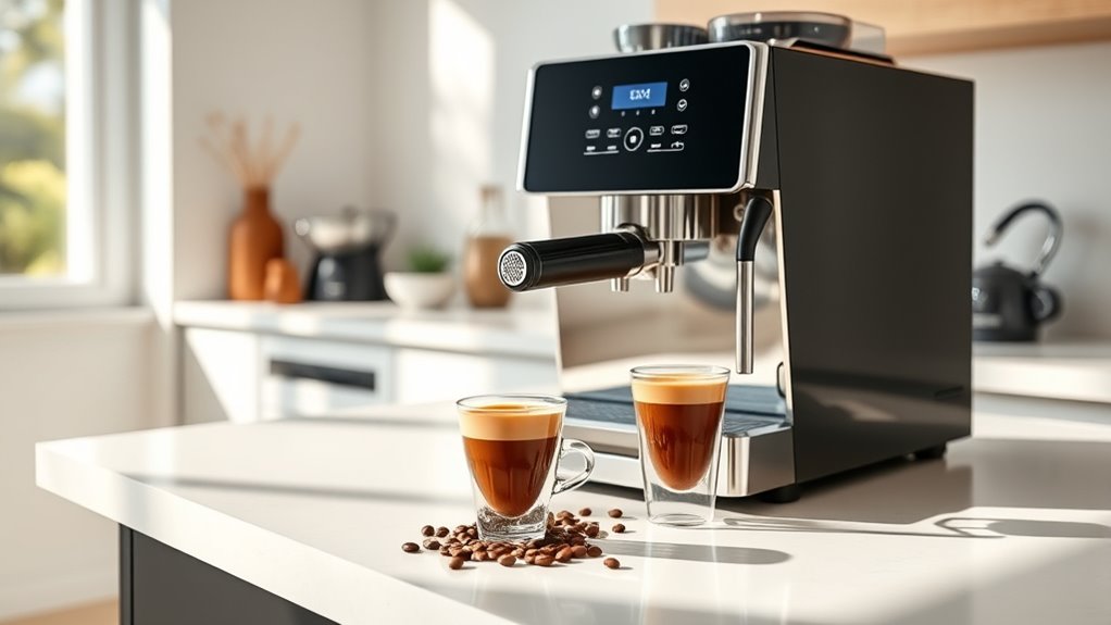 espresso machine features evaluation