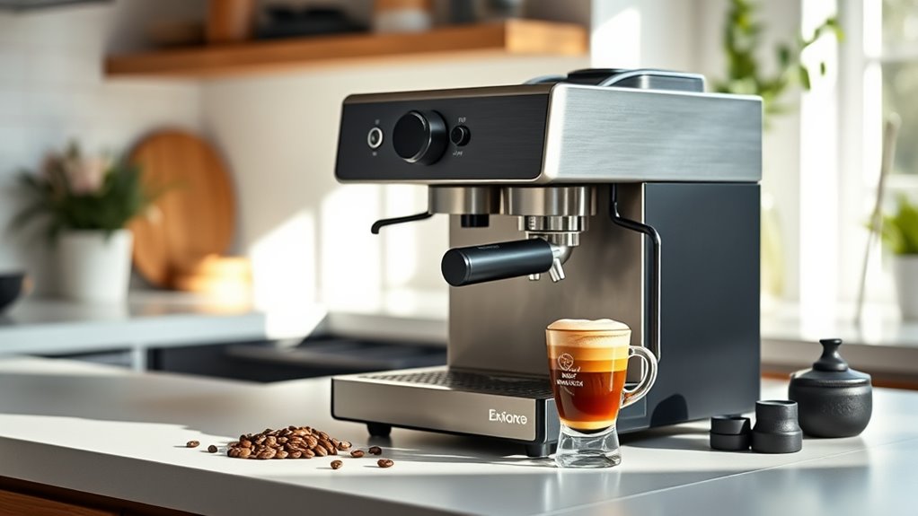 non toxic espresso machine materials