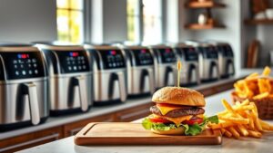 top air fryers for hamburgers