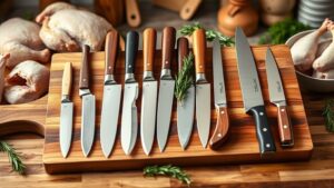 top chicken butchering knives
