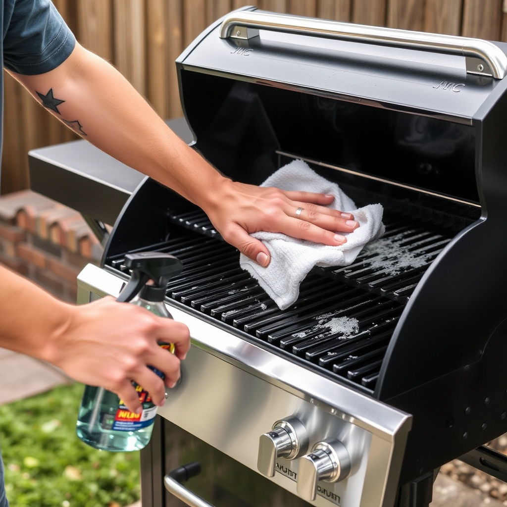 Cleaning and Protecting the Grill Exterior