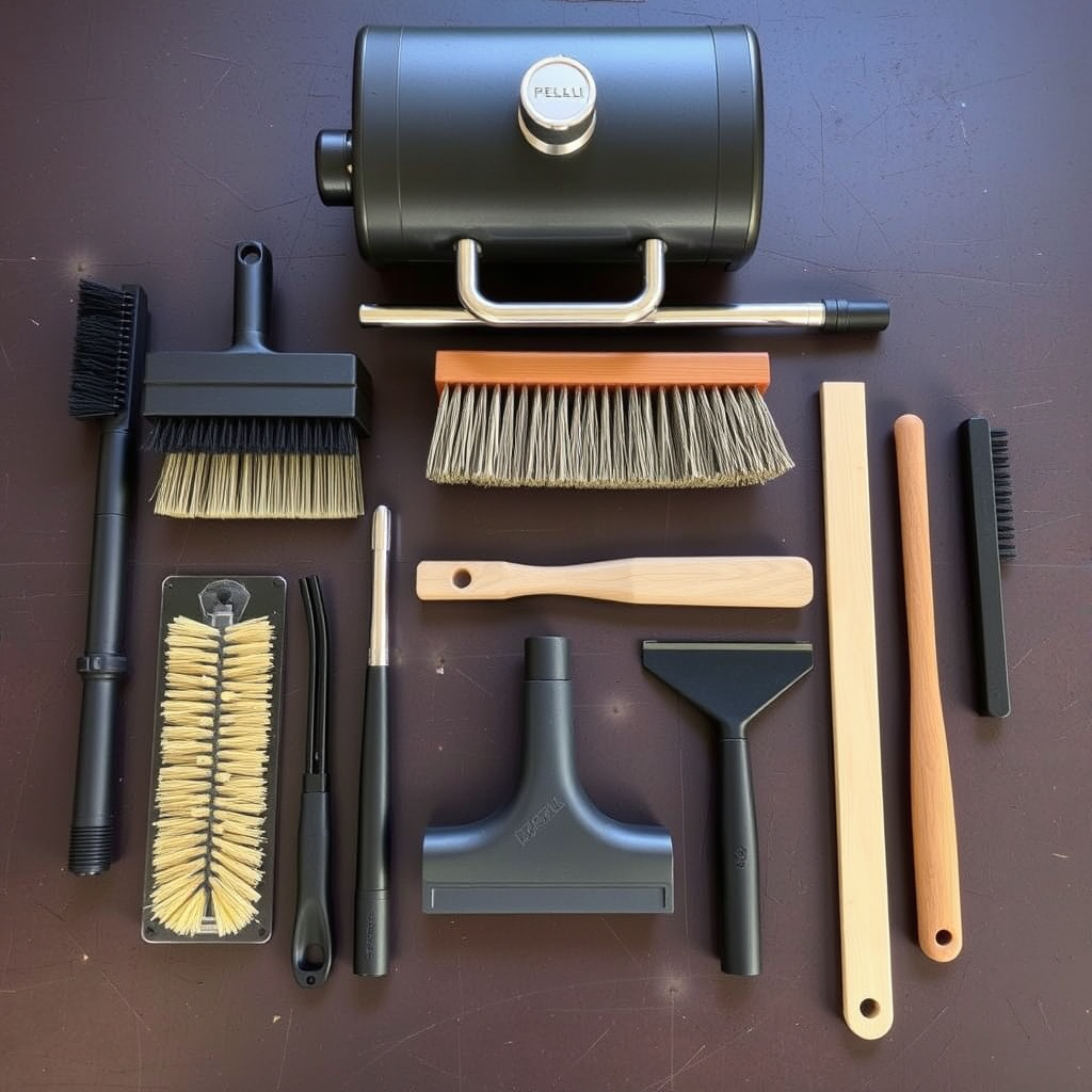 Using Pellet Grill Cleaning Tools and Accessories