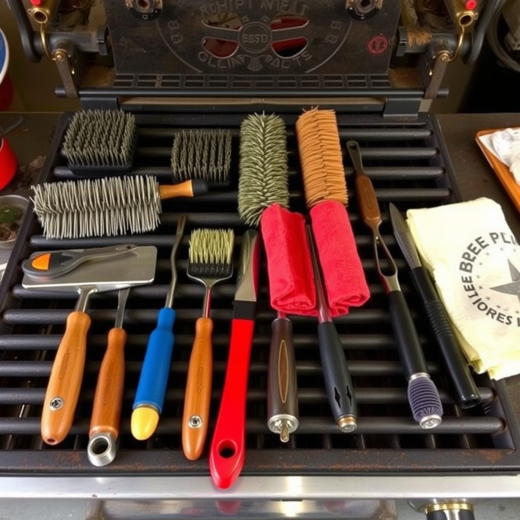 Tools and Supplies Needed to Clean Grill Burners