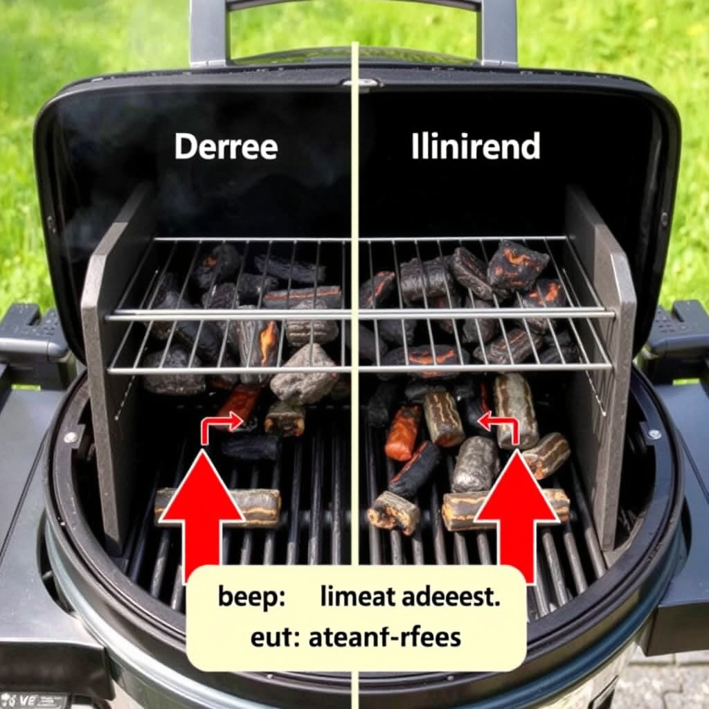 Charcoal Arrangement and Temperature Control