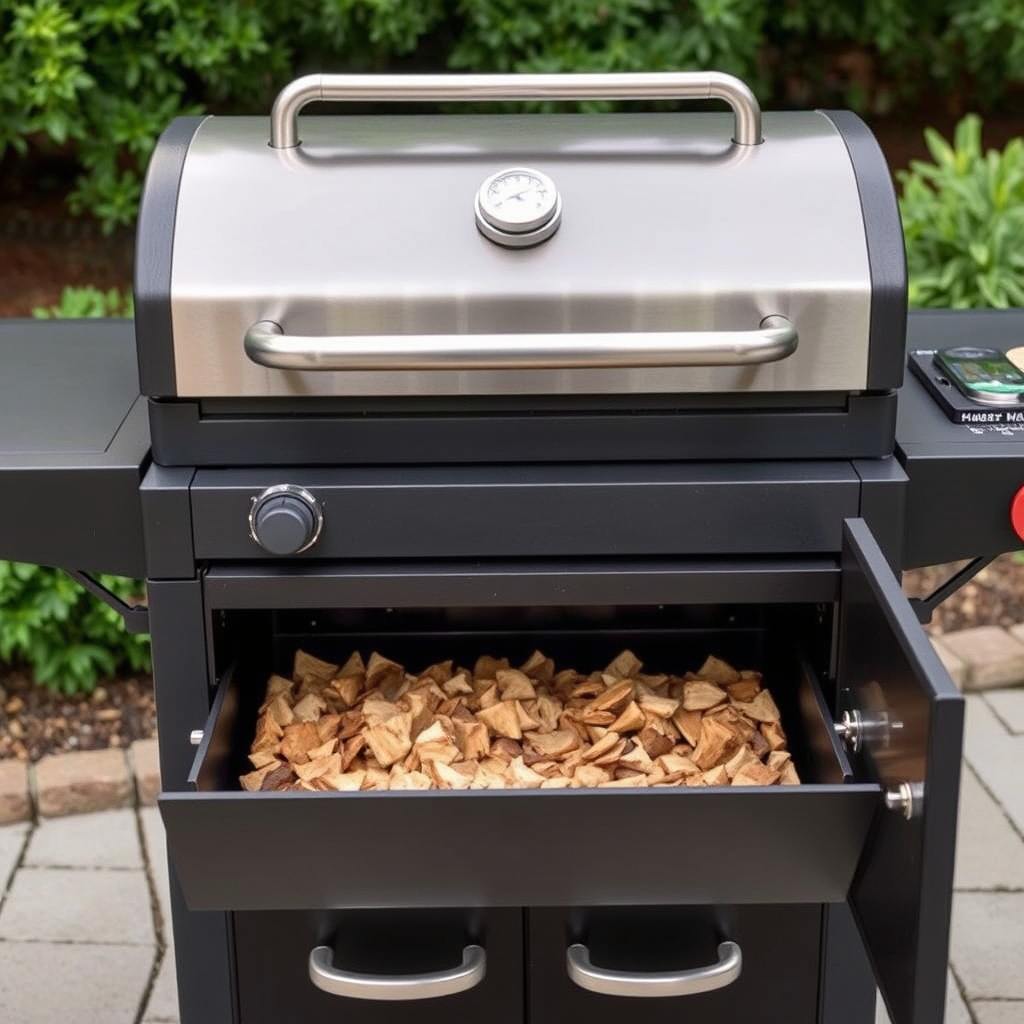 Setting Up Your Gas Grill for Smoking with Wood Chips