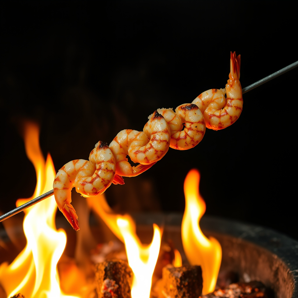 Grill Setup and Techniques for Grilled Shrimp