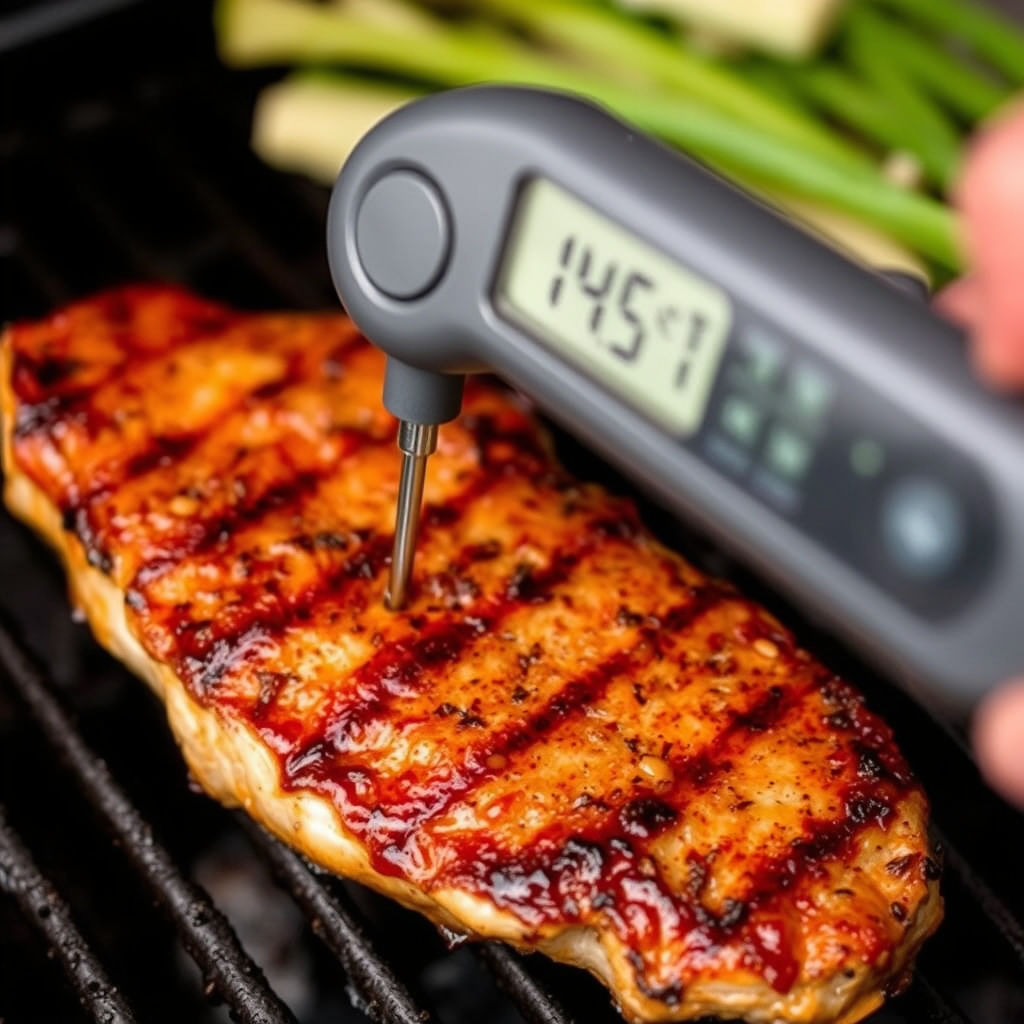 Timing and Monitoring Doneness for Juicy Pork Chops