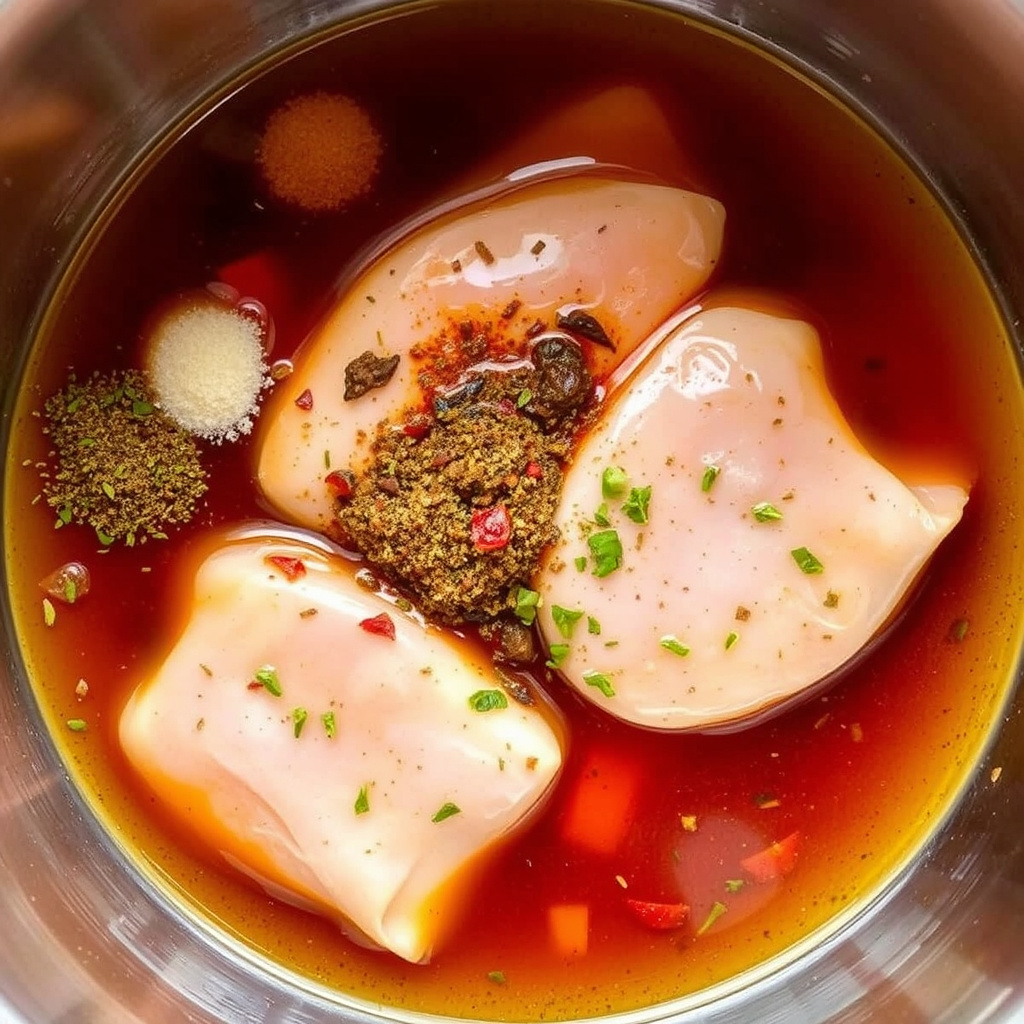 Prepping Chicken Thighs with Marinades and Seasonings