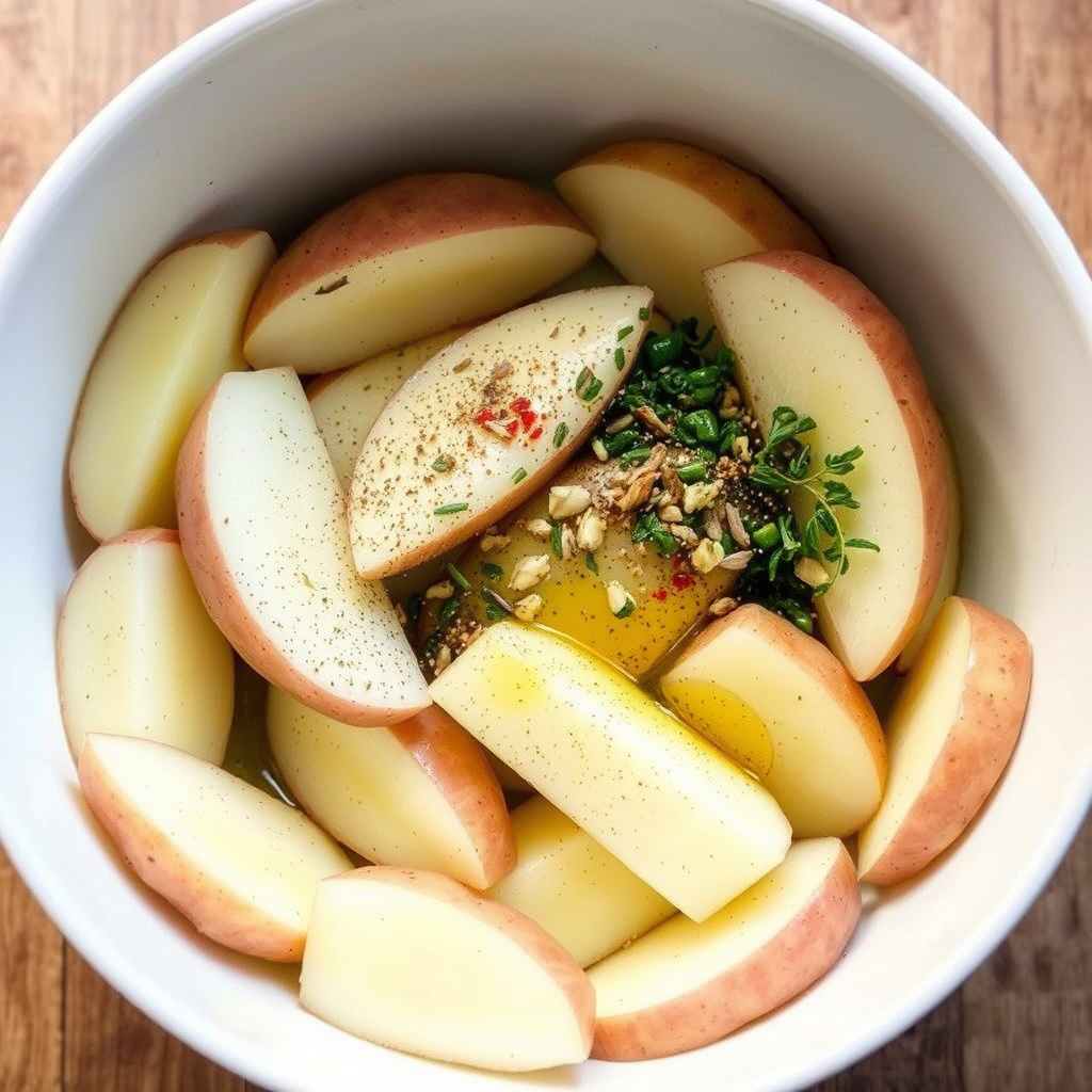 Seasoning Potatoes for Grilling