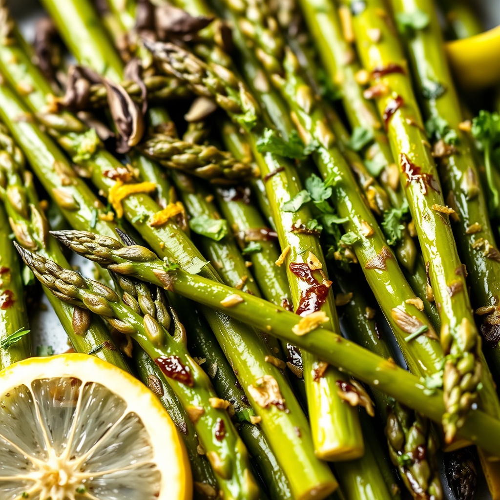 Seasoning and Flavoring Grilled Asparagus