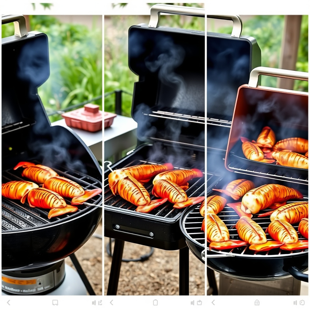 Types of Grills Suitable for Lobster Tail