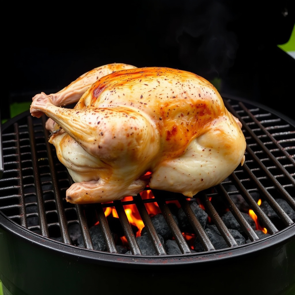 Setting Up the Grill for Turkey Cooking