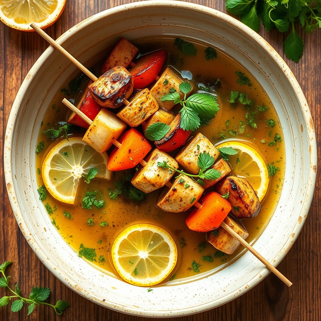 Marinating Kabobs for Deep Flavor