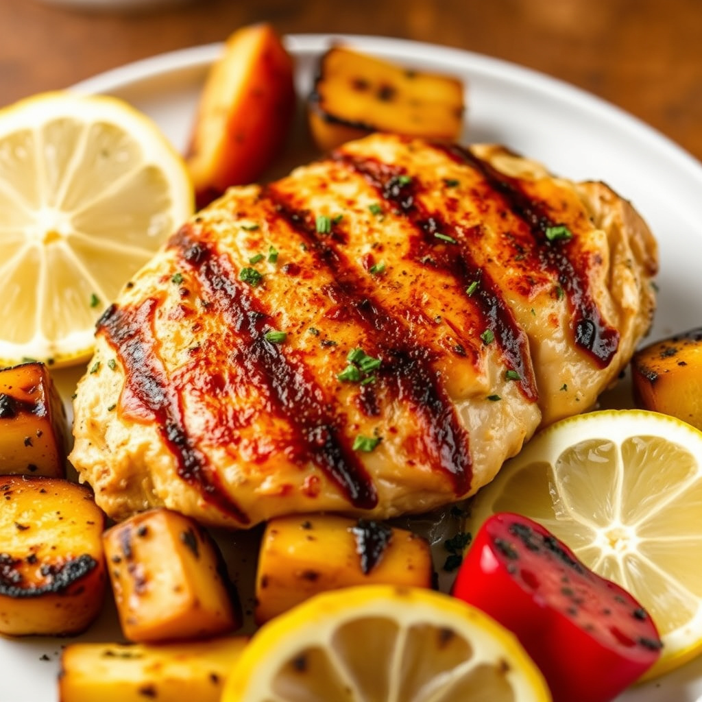 Finishing and Serving Suggestions for Grilled Chicken Breast