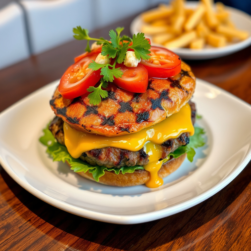 Serving and Resting Burgers After Grilling