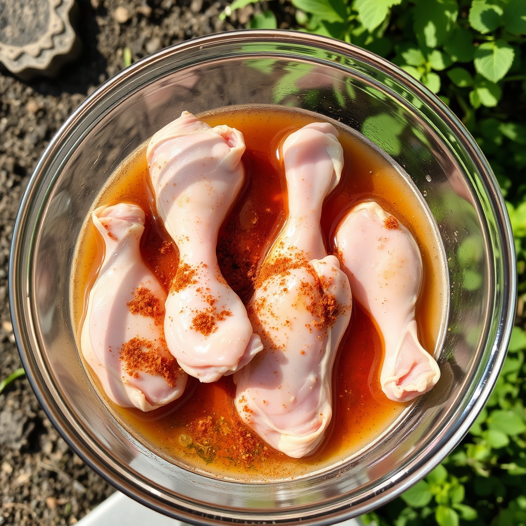 Preparing Chicken Wings for Grilling