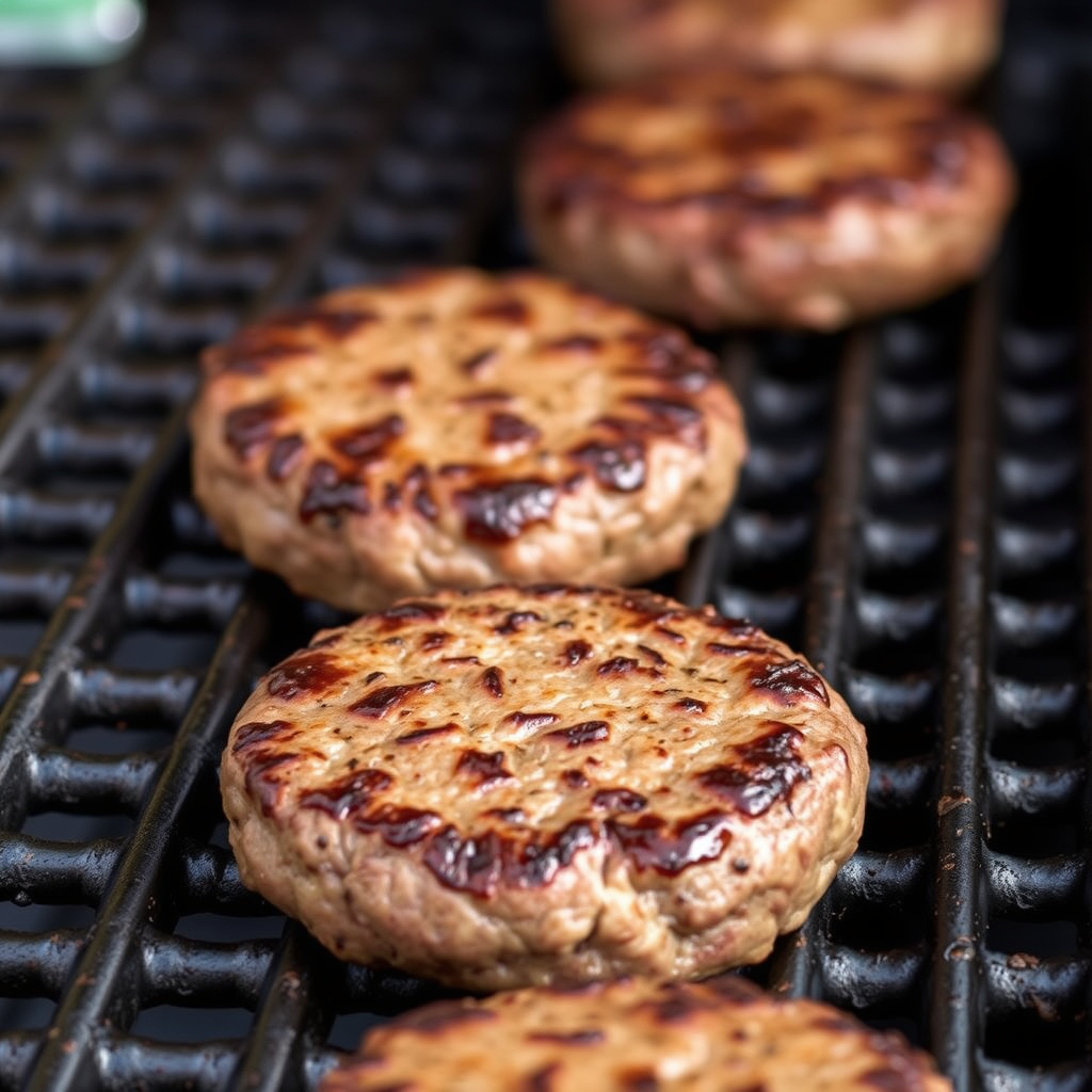 Grill Temperature Effects on Burger Cooking
