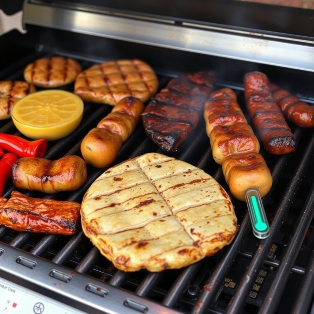 Recommended Temperatures for Different Grilled Foods