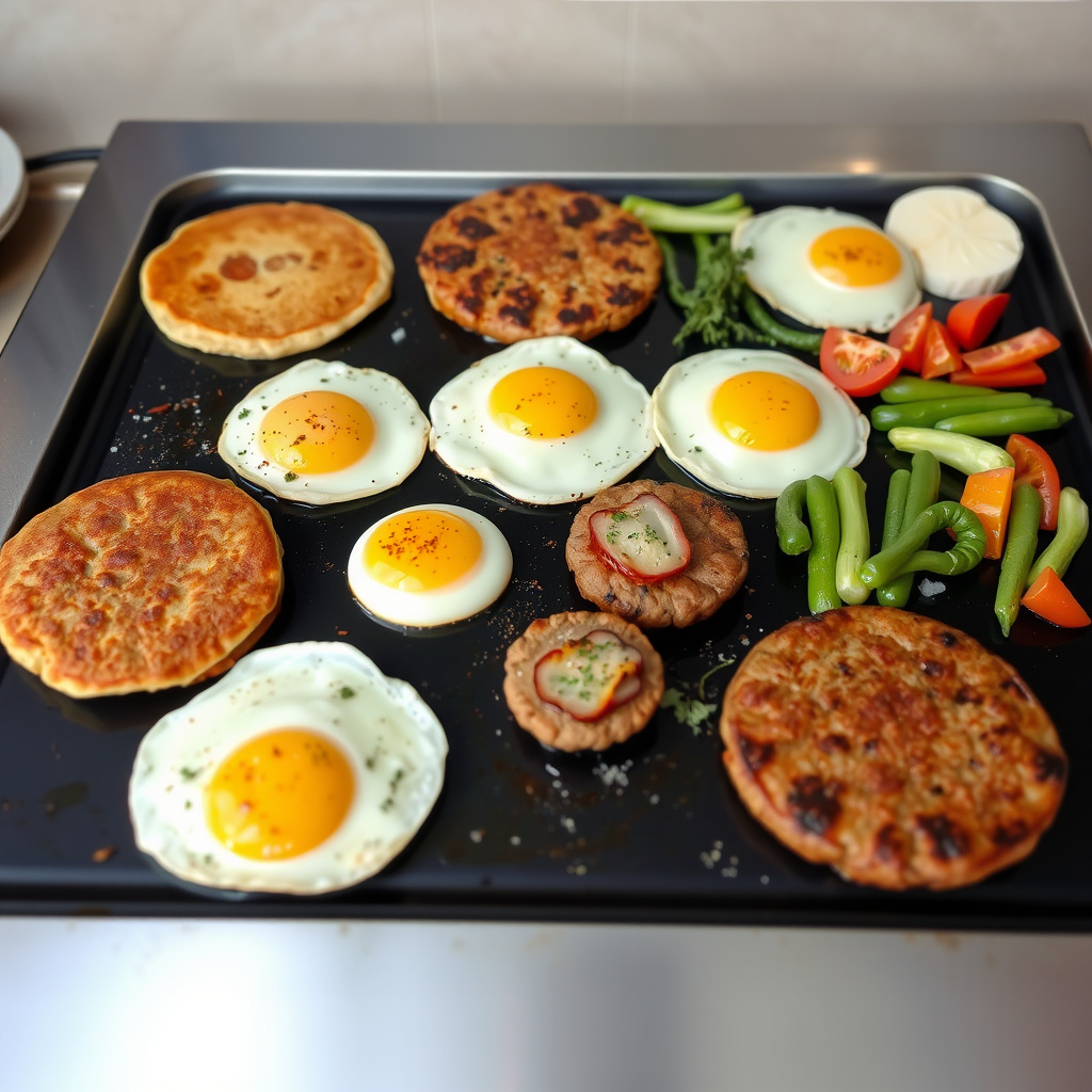 Main Cooking Applications of a Flat Top Grill