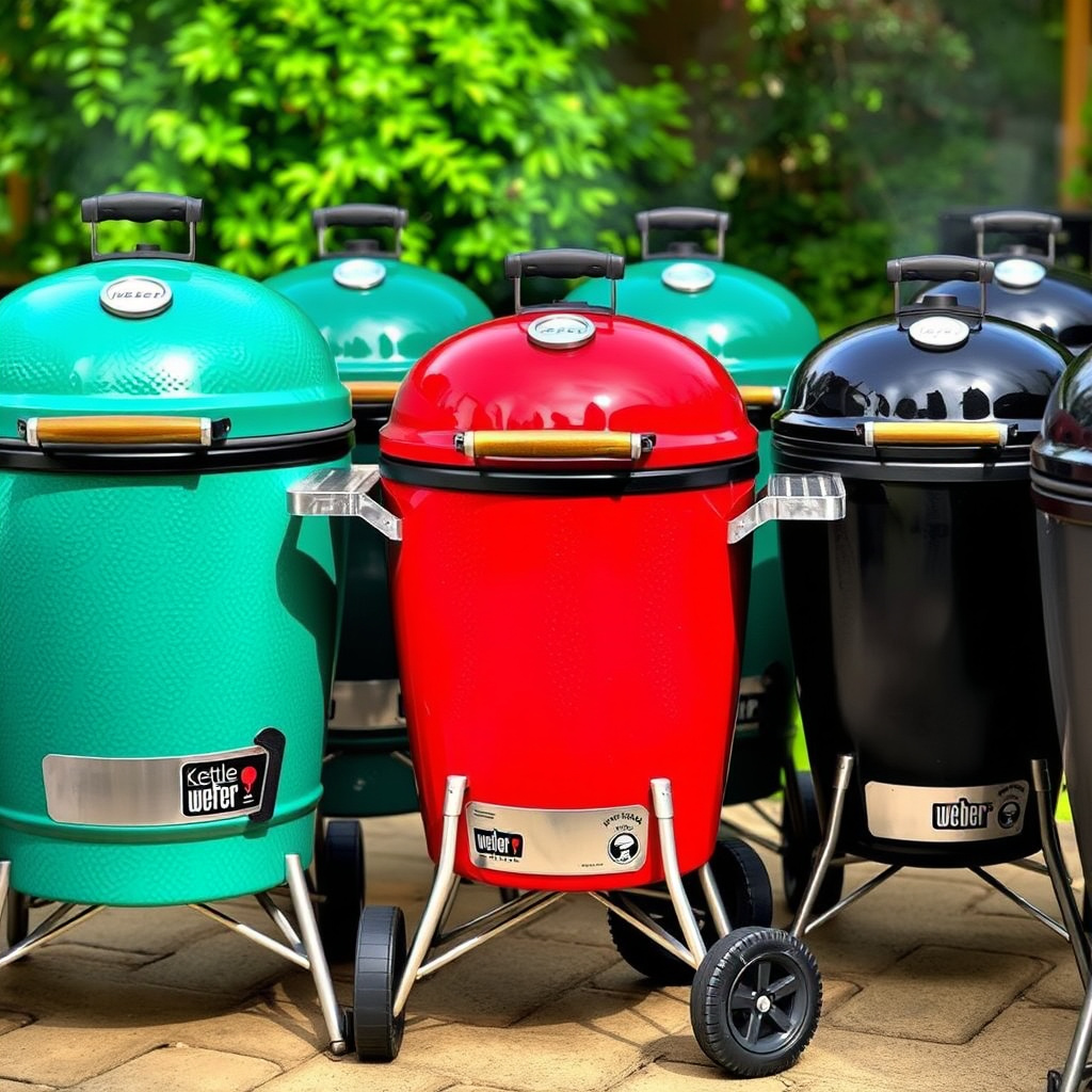 Varieties and Sizes of Weber Kettle Grills