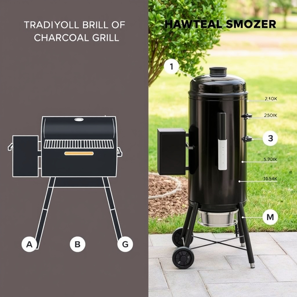 Understanding the Difference Between a Grill and a Smoker 3 Design and Structure Differences Between a Grill and a Smoker