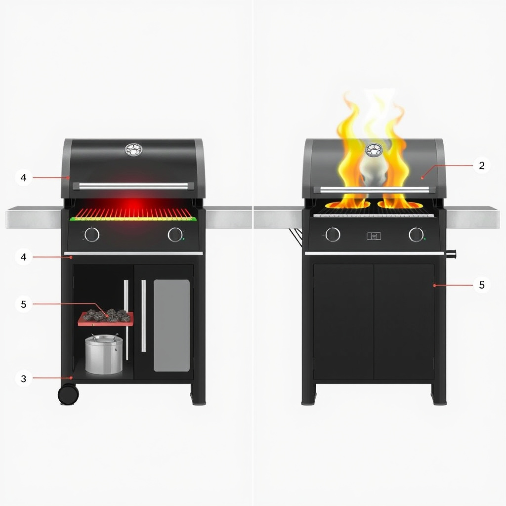 Infrared vs Gas Grill: Understanding the Key Differences for Better Outdoor Cooking 2 How Infrared and Gas Grills Work