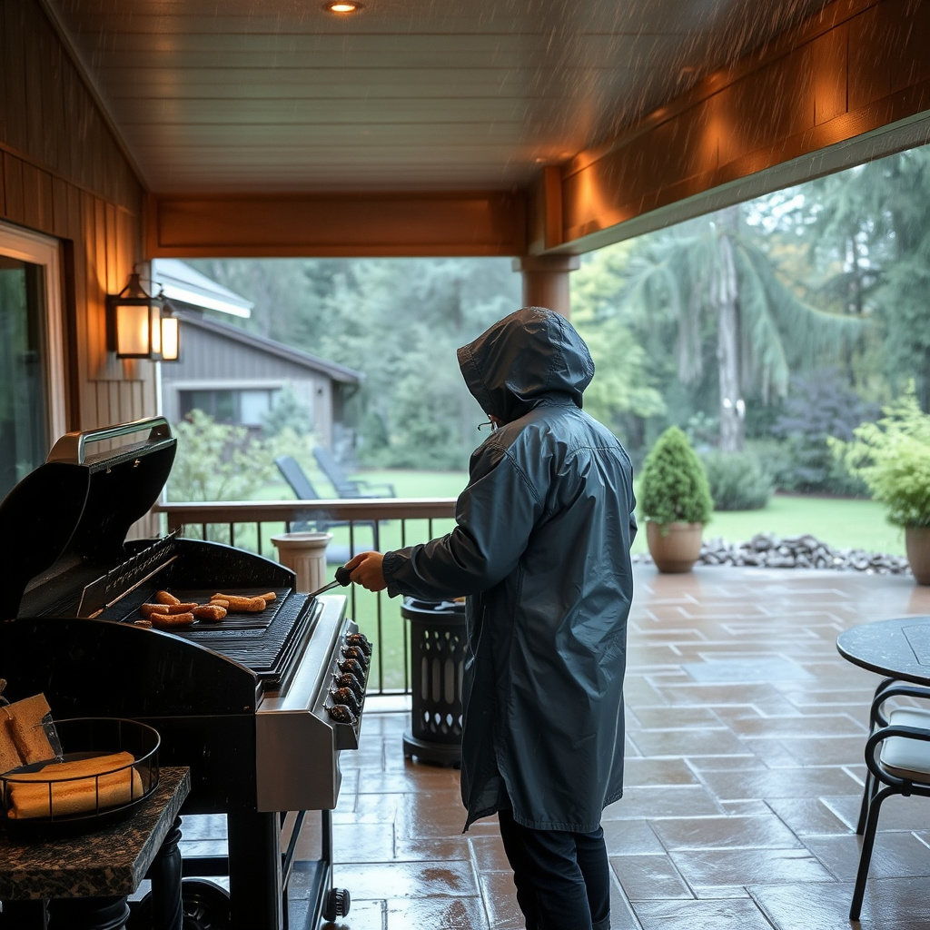 Can You Grill in the Rain? Tips for Safe and Delicious Rainy-Day BBQs 3 Grilling Safety Tips for Rainy Weather