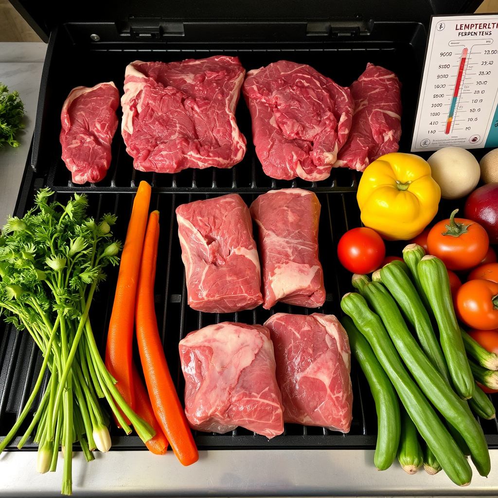 Using Grill Temperature Guides for Different Foods