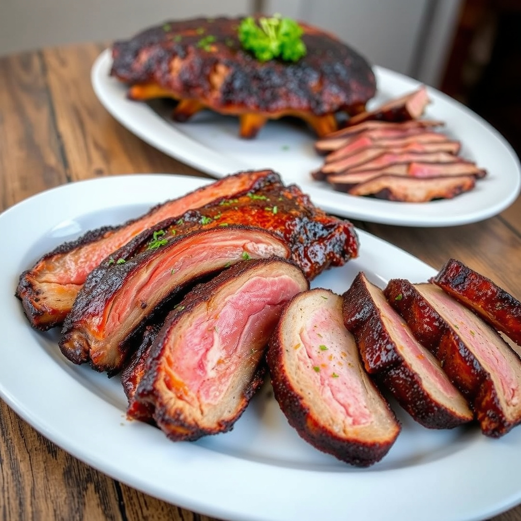 Finishing and Serving Smoked Meat