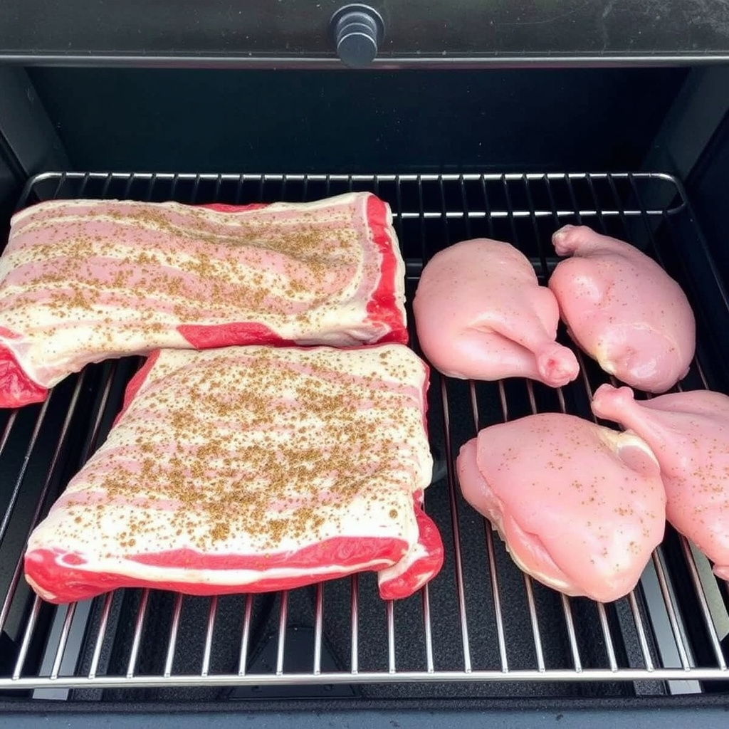 Preparing Food for Smoking in a Masterbuilt Smoker