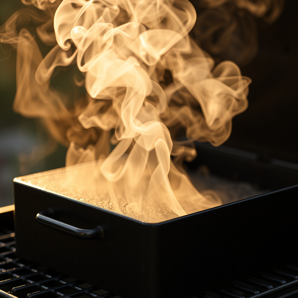 Maintaining and Monitoring Smoke Levels During Cooking
