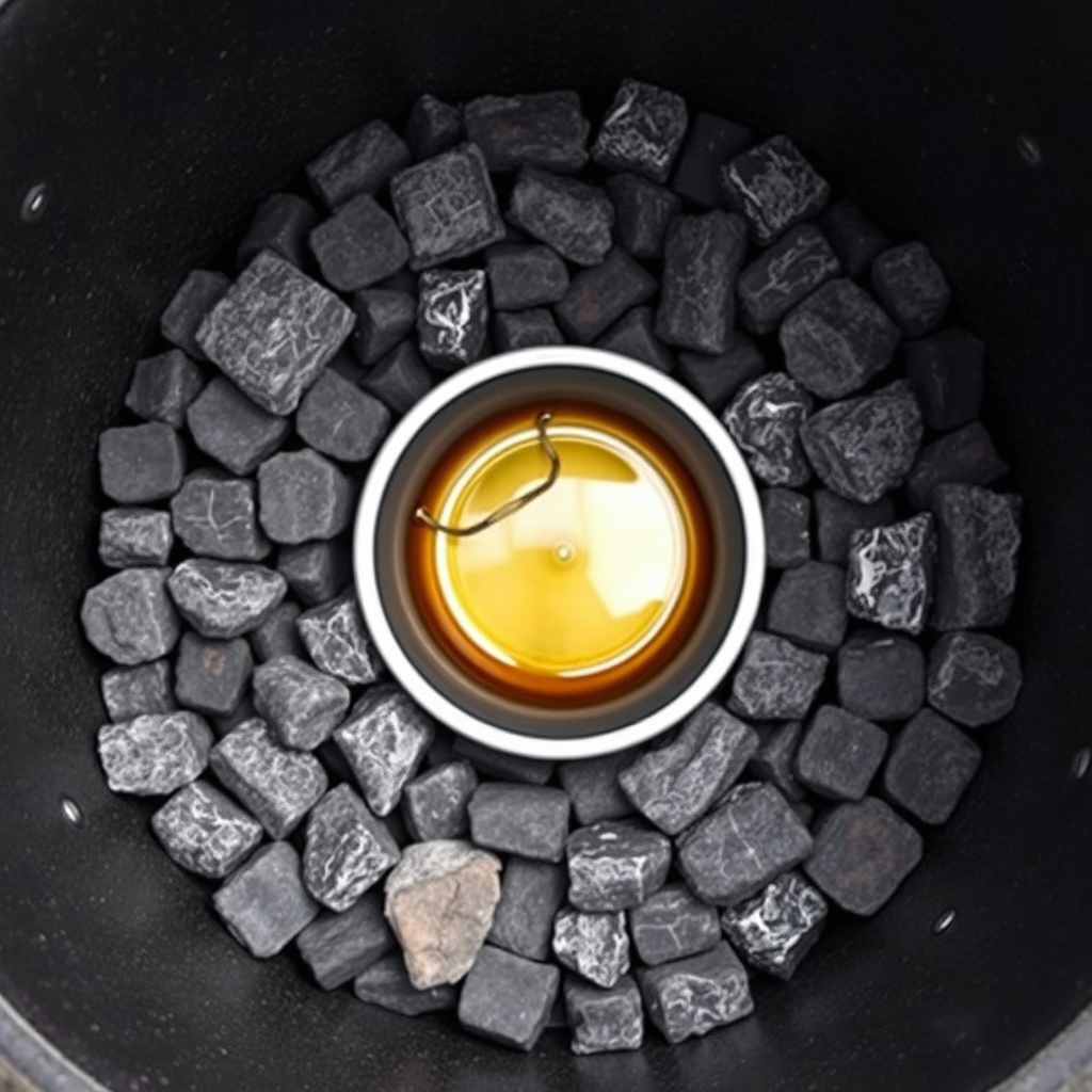Arranging the Charcoal for Optimal Smoking