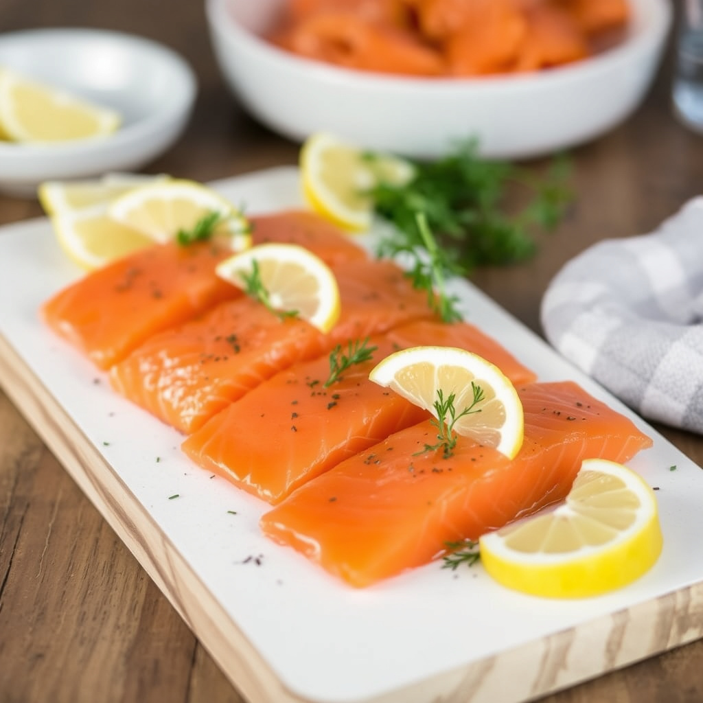Finishing, Storing, and Serving Smoked Salmon