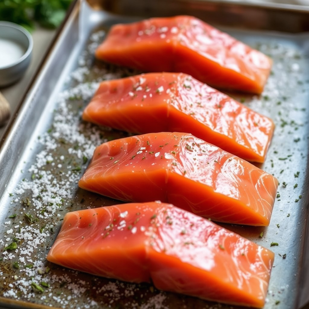 Preparing Salmon for Smoking