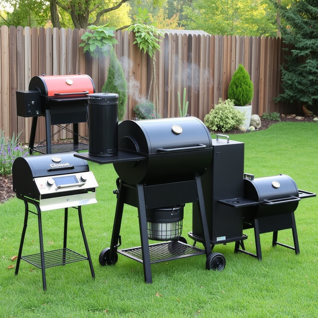Types of Smokers and Grills