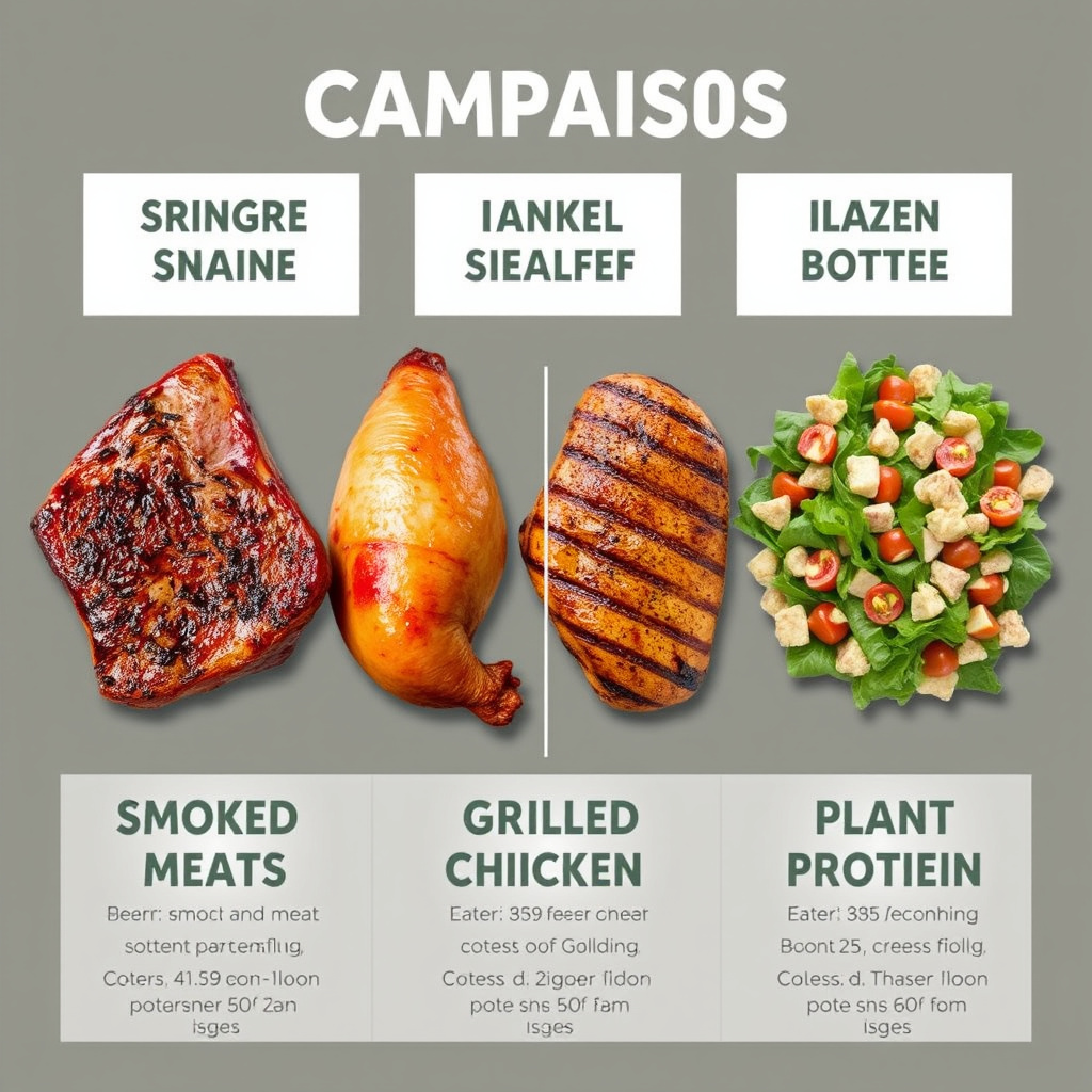 Nutritional Comparison of Smoked Meats vs. Other Protein Sources