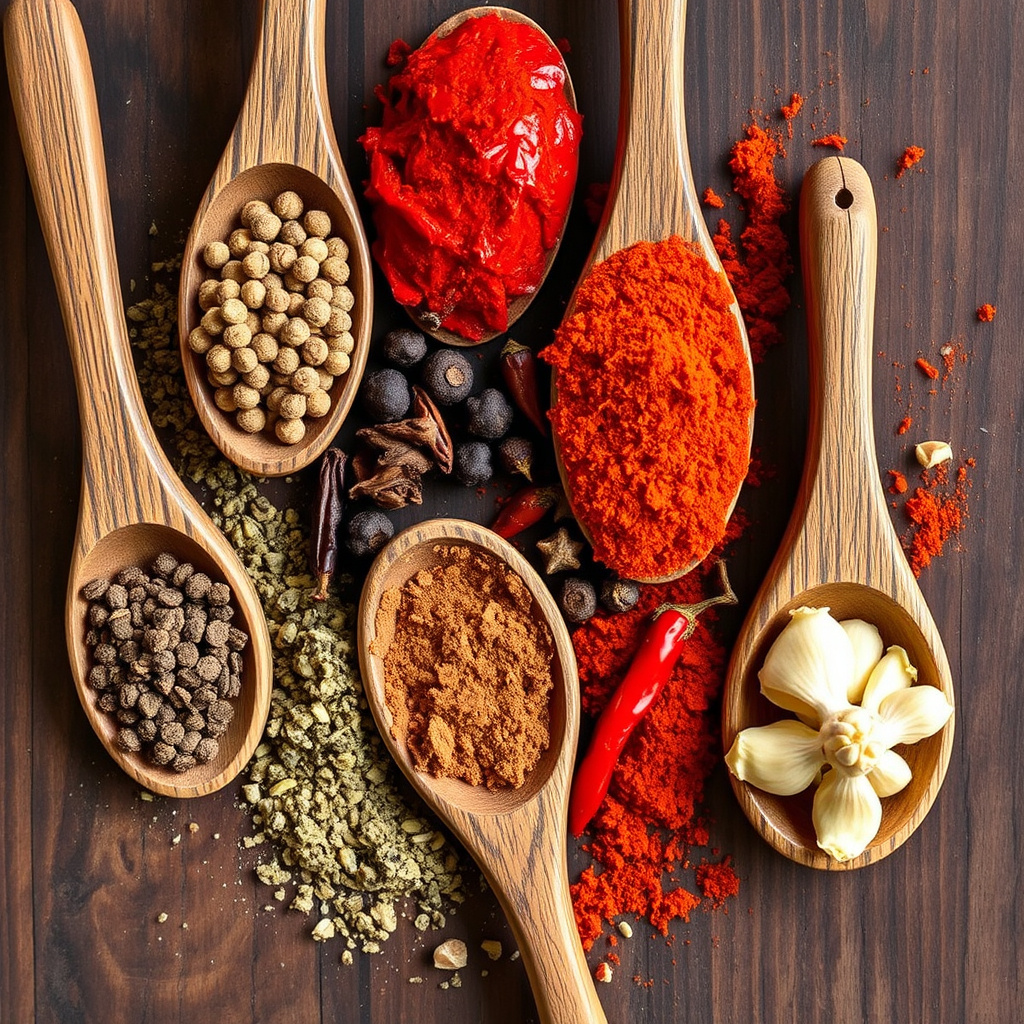 Spices and Flavor Enhancers for Customized BBQ Sauce