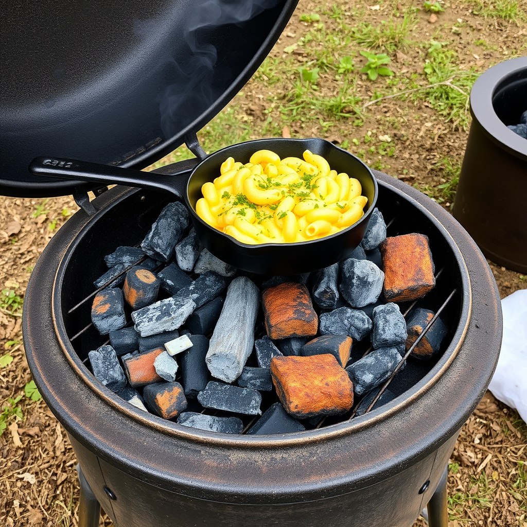 Setting Up and Managing Your Grill for Mac and Cheese