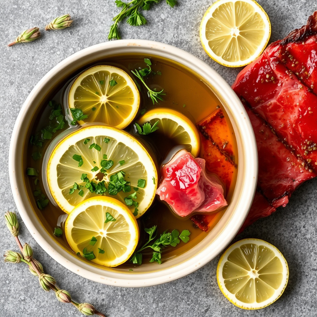 Chemical Tenderizing with Marinades and Ingredients