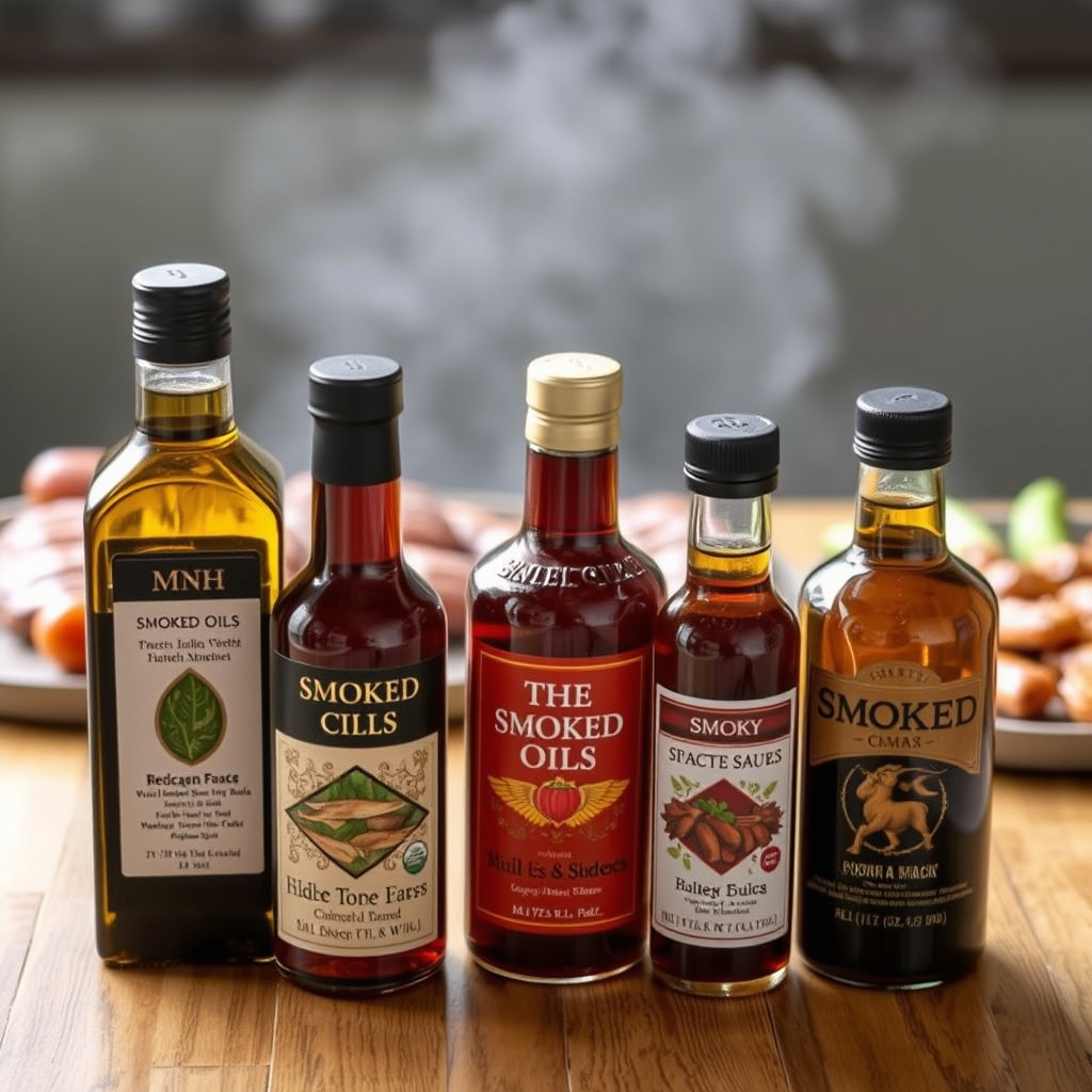 Using Smoke-Infused Oils and Condiments for Final Touches