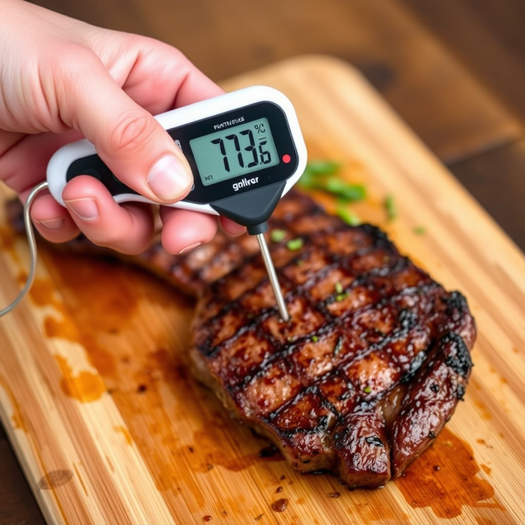 Using a Meat Thermometer to Know When Steak Is Done