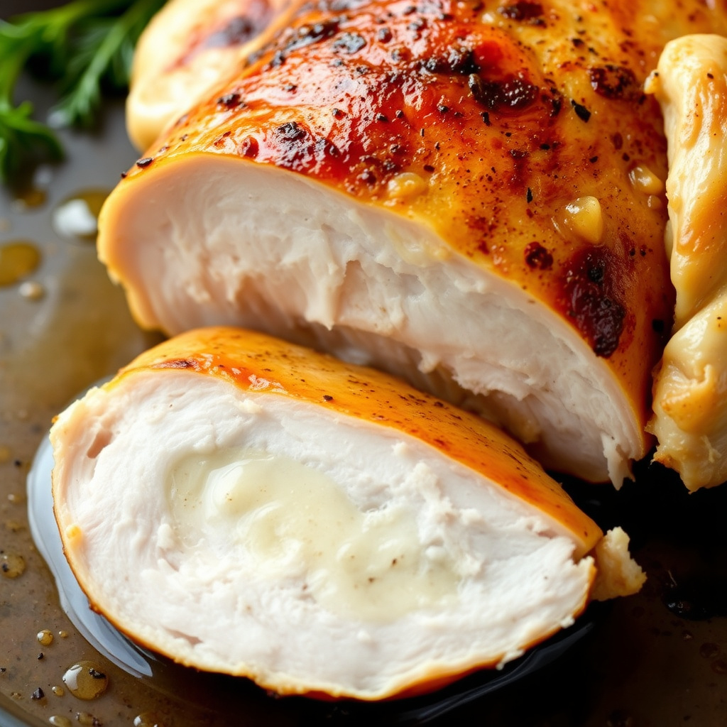 Visual and Textural Cues to Judge Chicken Doneness