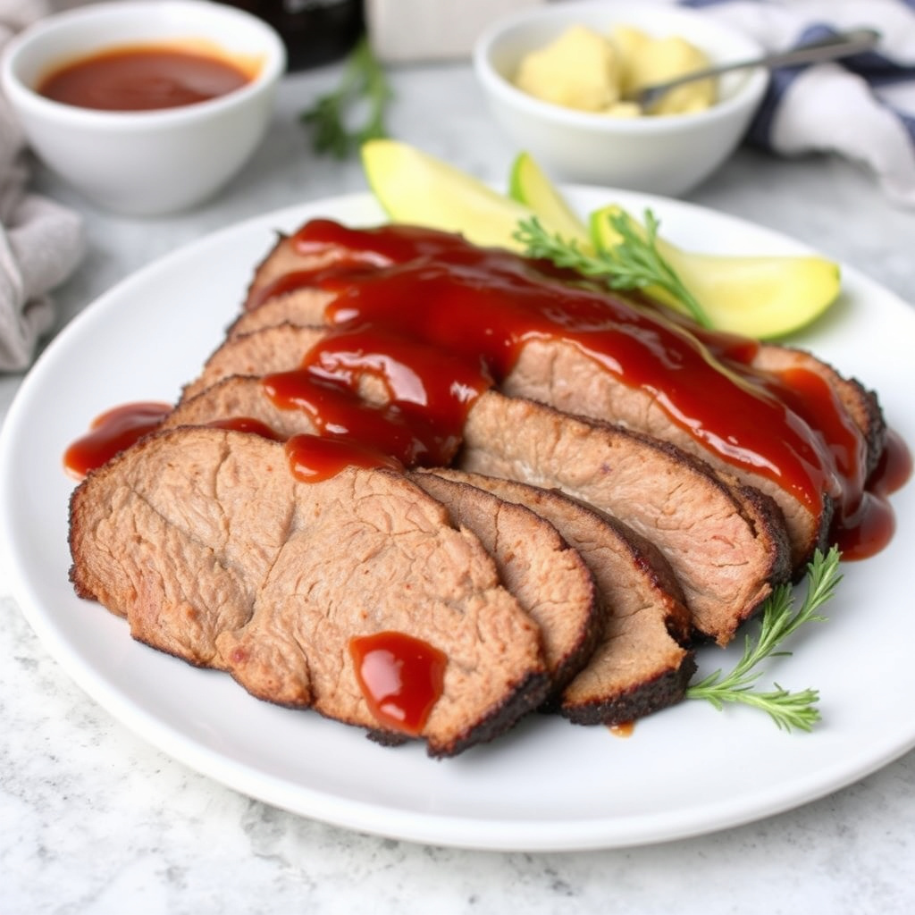 Enhancing Flavor and Serving Oven-Baked Brisket